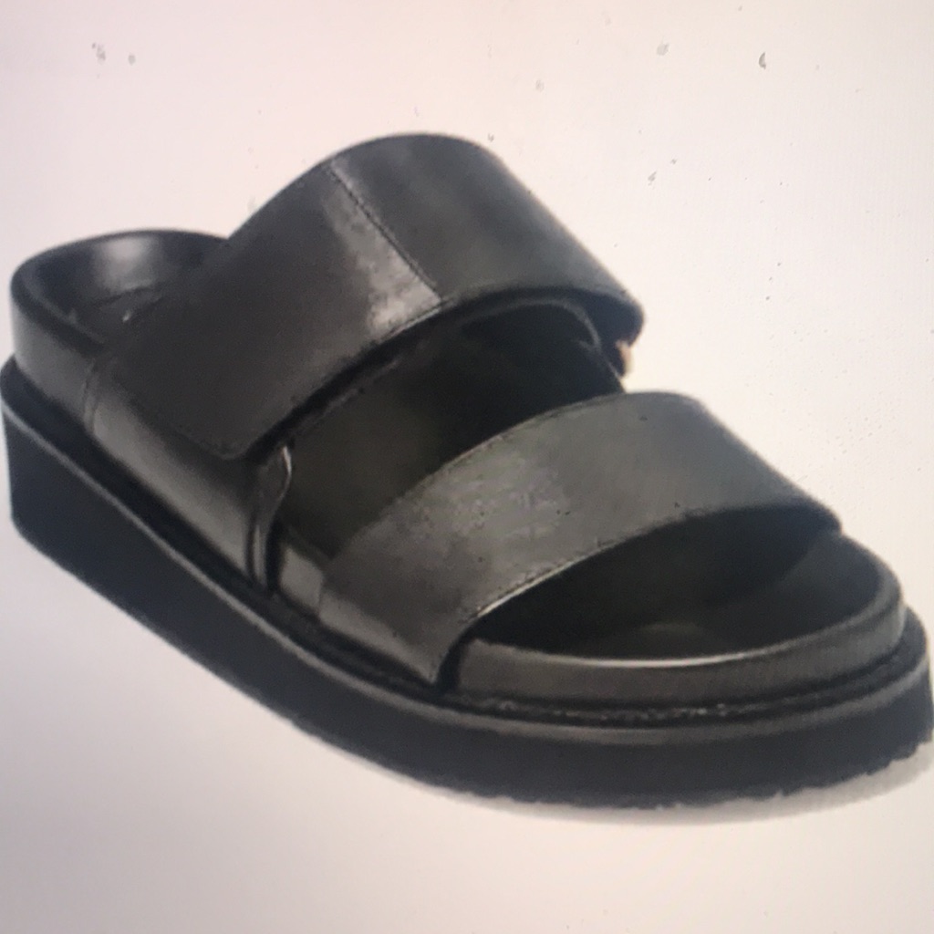 Nib Cole Haan Cloudfeel Slide Sandal 32 Mm (Women) Size 7b Black/Black